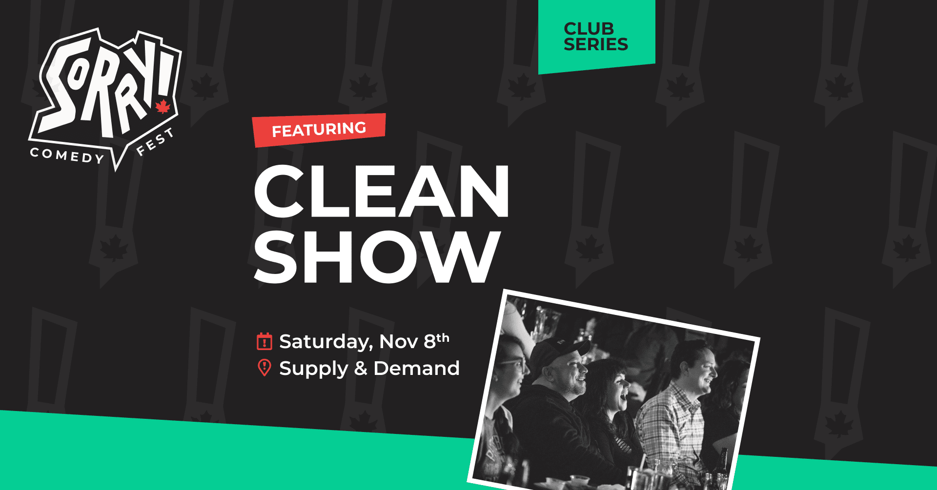 clean show crowd laughing